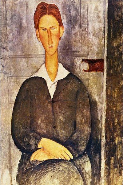 Porträt eines jungen Mannes von Amedeo Modigliani